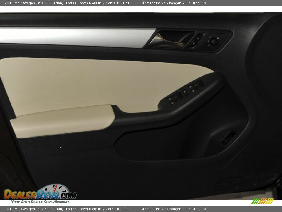 2011 Volkswagen Jetta SEL Sedan Toffee Brown Metallic / Cornsilk Beige Photo #8