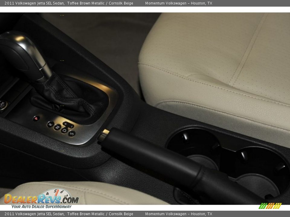 2011 Volkswagen Jetta SEL Sedan Toffee Brown Metallic / Cornsilk Beige Photo #12