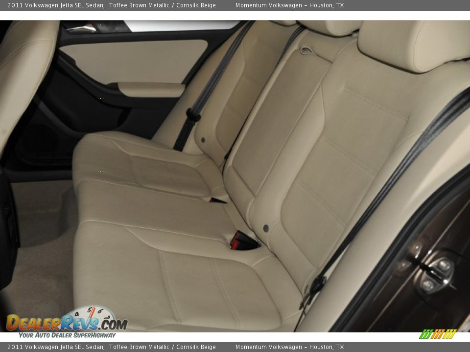 2011 Volkswagen Jetta SEL Sedan Toffee Brown Metallic / Cornsilk Beige Photo #23