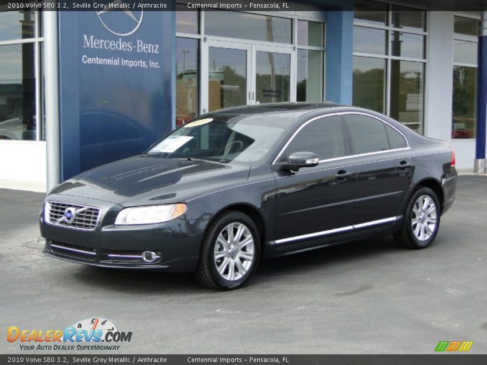 2010 Volvo S80 3.2 Seville Grey Metallic / Anthracite Photo #1