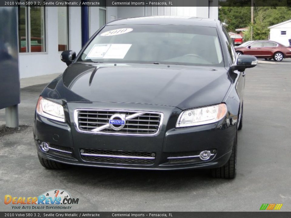 2010 Volvo S80 3.2 Seville Grey Metallic / Anthracite Photo #4