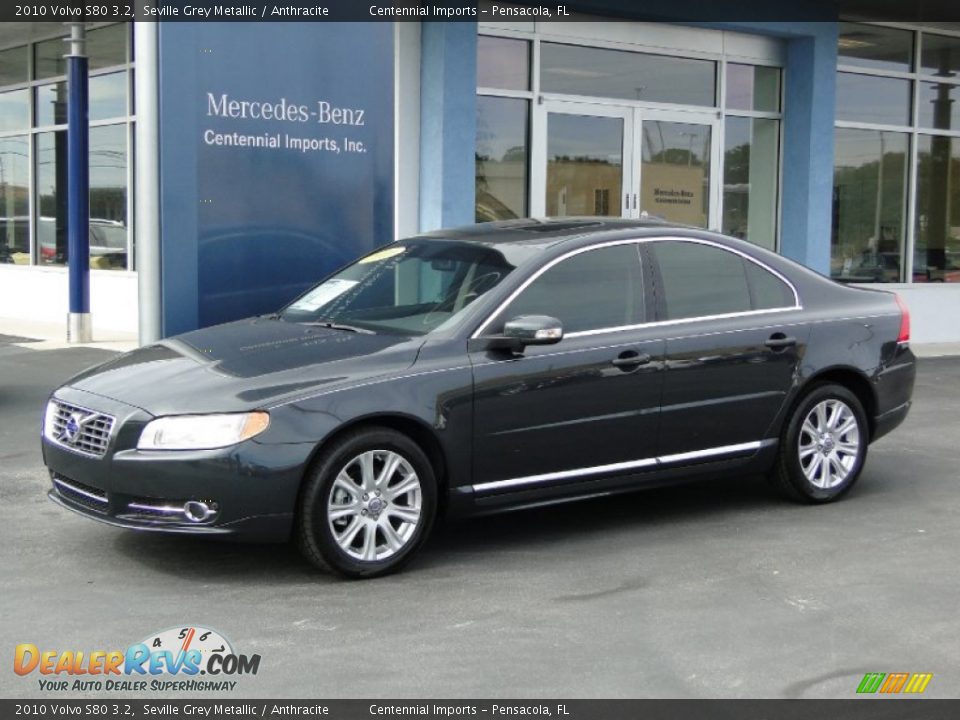 2010 Volvo S80 3.2 Seville Grey Metallic / Anthracite Photo #5