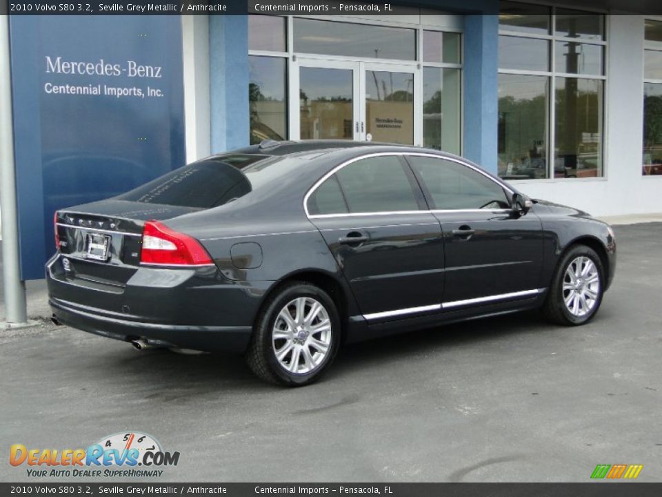 2010 Volvo S80 3.2 Seville Grey Metallic / Anthracite Photo #11