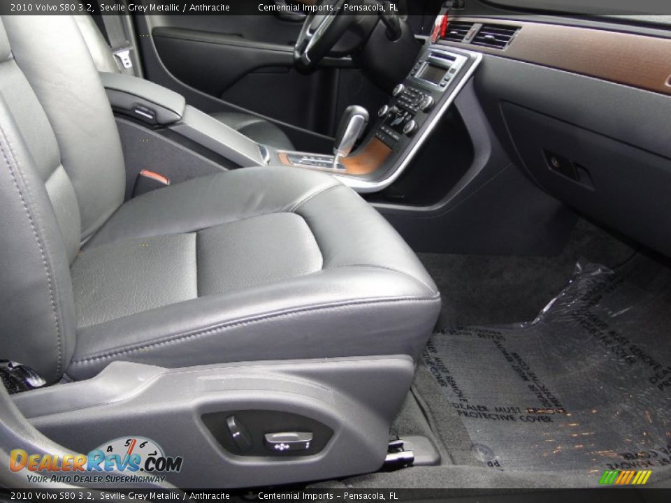 2010 Volvo S80 3.2 Seville Grey Metallic / Anthracite Photo #31