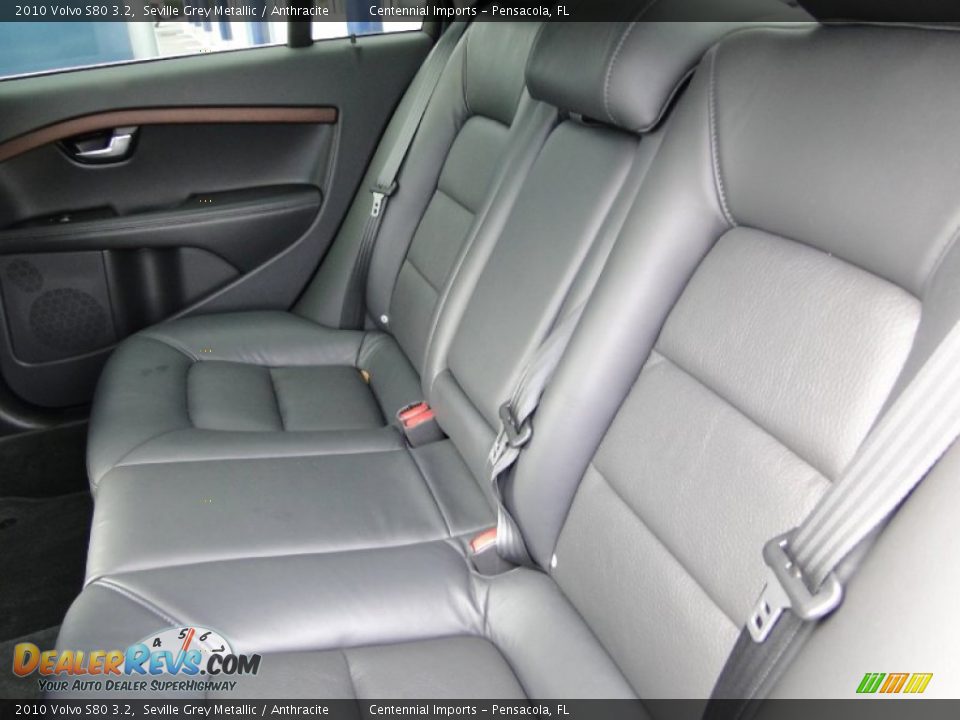 2010 Volvo S80 3.2 Seville Grey Metallic / Anthracite Photo #33