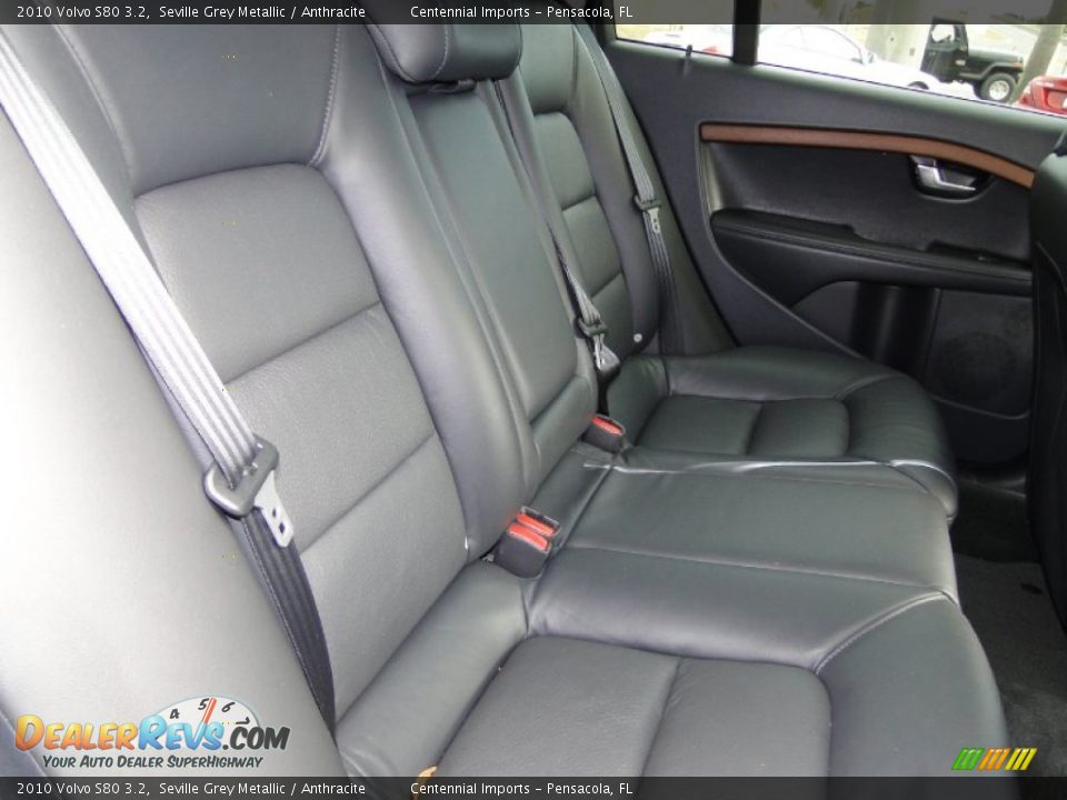 2010 Volvo S80 3.2 Seville Grey Metallic / Anthracite Photo #35