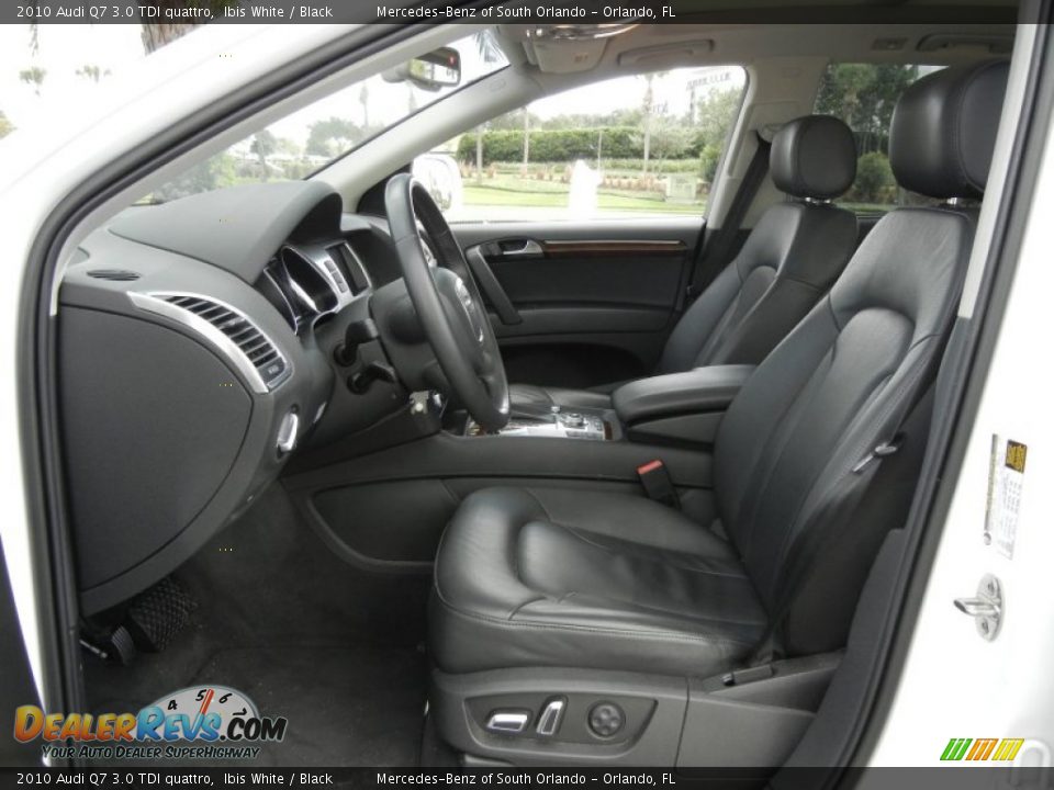 Black Interior - 2010 Audi Q7 3.0 TDI quattro Photo #12