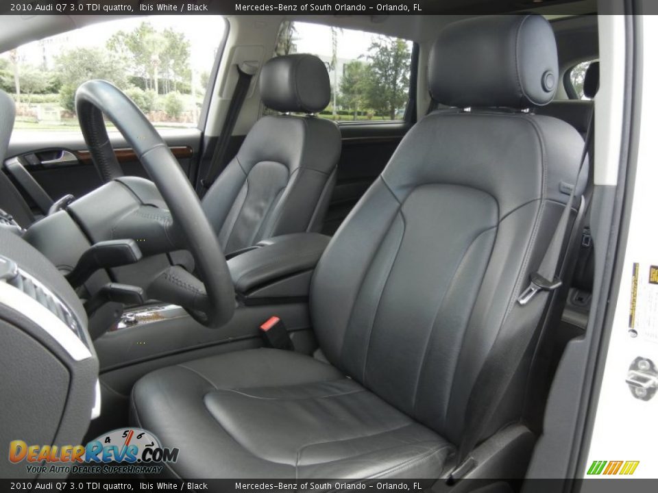Black Interior - 2010 Audi Q7 3.0 TDI quattro Photo #13
