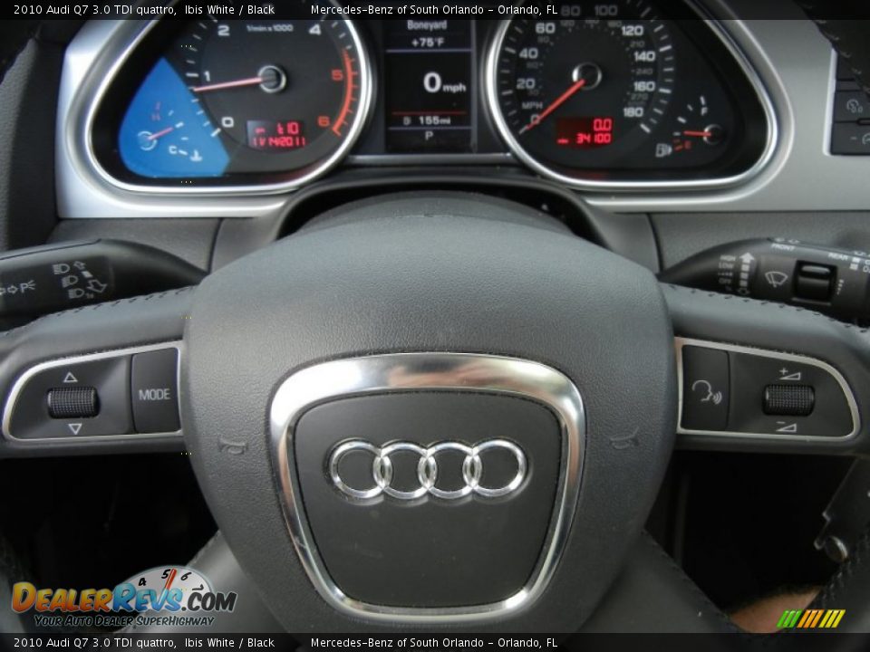 2010 Audi Q7 3.0 TDI quattro Ibis White / Black Photo #34