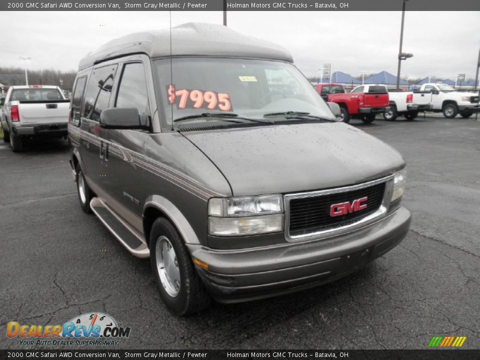 2000 GMC Safari AWD Conversion Van Storm Gray Metallic / Pewter Photo #2