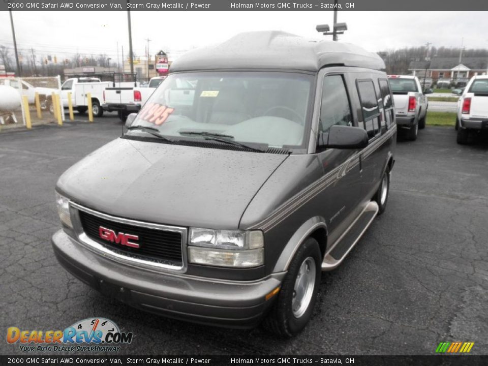 2000 GMC Safari AWD Conversion Van Storm Gray Metallic / Pewter Photo #3