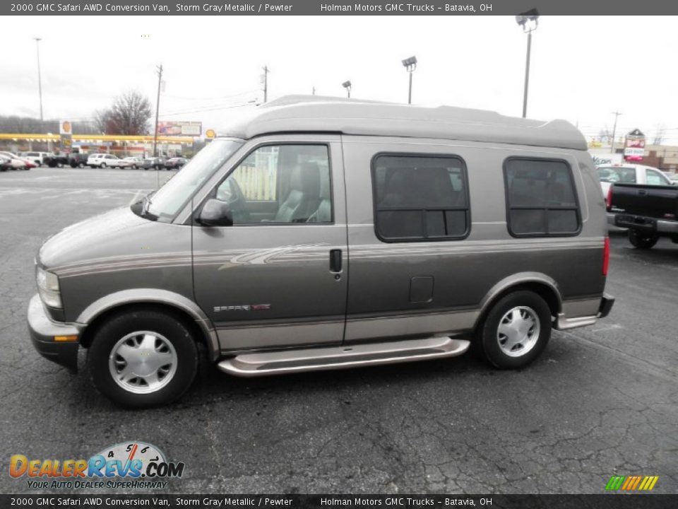 Storm Gray Metallic 2000 GMC Safari AWD Conversion Van Photo #4