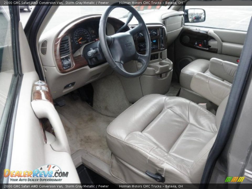2000 GMC Safari AWD Conversion Van Storm Gray Metallic / Pewter Photo #6