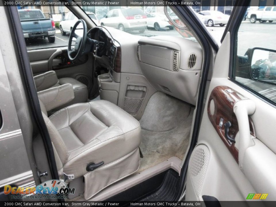 2000 GMC Safari AWD Conversion Van Storm Gray Metallic / Pewter Photo #23