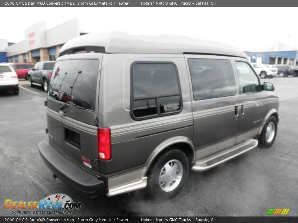 Storm Gray Metallic 2000 GMC Safari AWD Conversion Van Photo #25