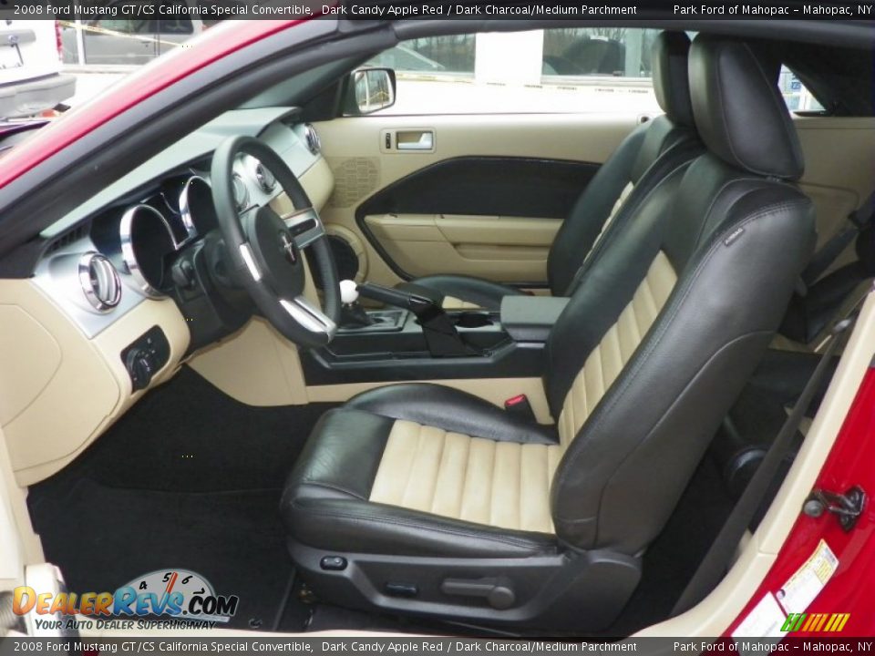 Dark Charcoal/Medium Parchment Interior - 2008 Ford Mustang GT/CS California Special Convertible Photo #5