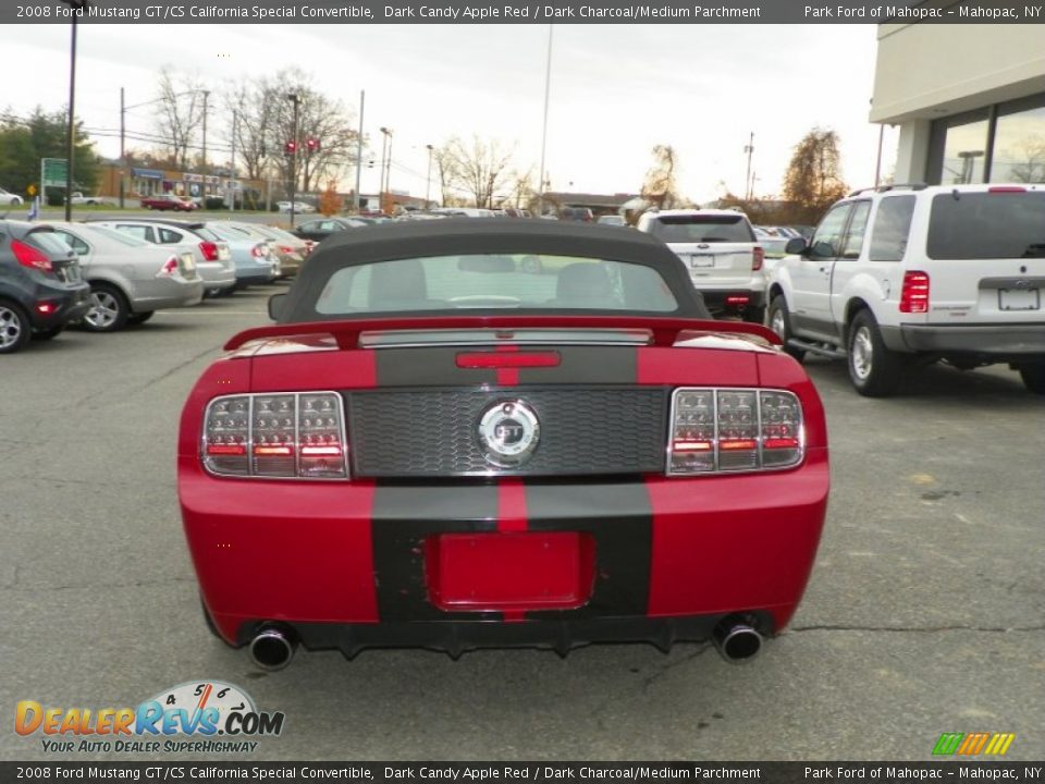2008 Ford Mustang GT/CS California Special Convertible Dark Candy Apple Red / Dark Charcoal/Medium Parchment Photo #29