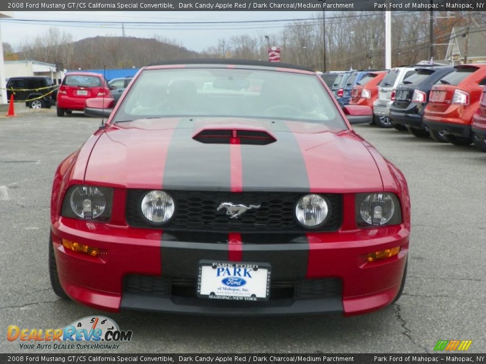 2008 Ford Mustang GT/CS California Special Convertible Dark Candy Apple Red / Dark Charcoal/Medium Parchment Photo #31