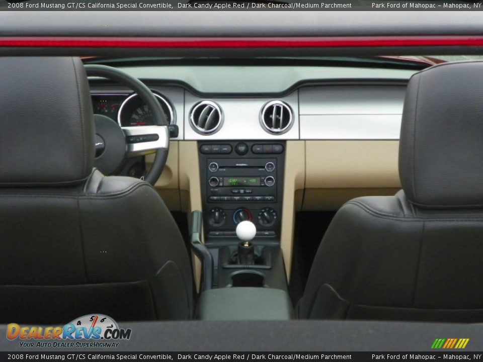 2008 Ford Mustang GT/CS California Special Convertible Dark Candy Apple Red / Dark Charcoal/Medium Parchment Photo #34