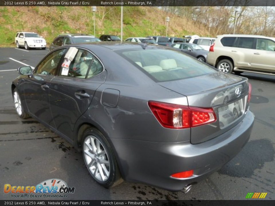 Nebula Gray Pearl 2012 Lexus IS 250 AWD Photo #2