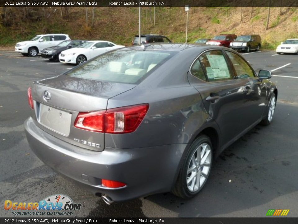 2012 Lexus IS 250 AWD Nebula Gray Pearl / Ecru Photo #4