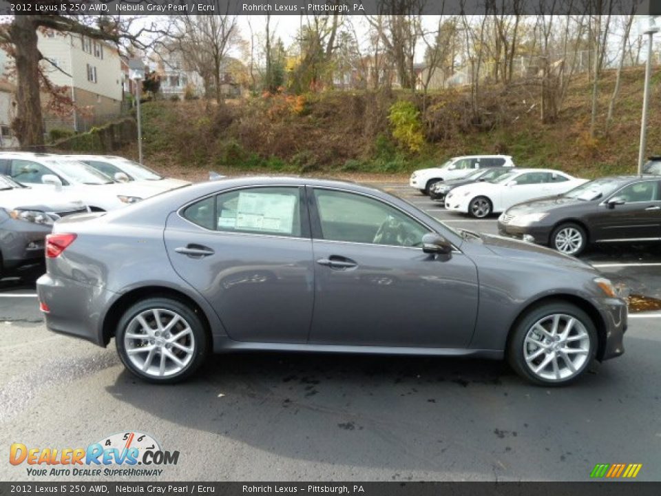 Nebula Gray Pearl 2012 Lexus IS 250 AWD Photo #5