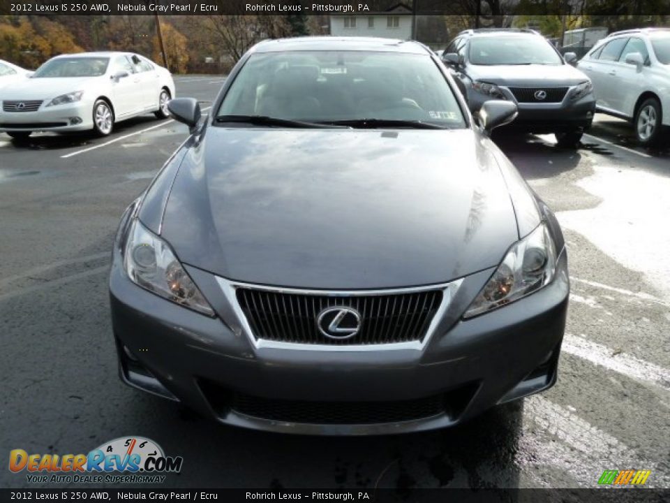 2012 Lexus IS 250 AWD Nebula Gray Pearl / Ecru Photo #7