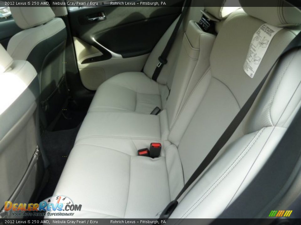 Ecru Interior - 2012 Lexus IS 250 AWD Photo #10
