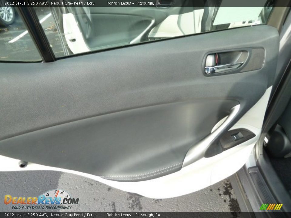 2012 Lexus IS 250 AWD Nebula Gray Pearl / Ecru Photo #12