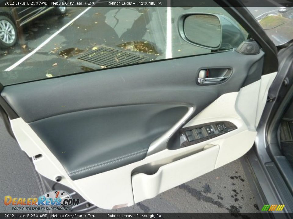 2012 Lexus IS 250 AWD Nebula Gray Pearl / Ecru Photo #13