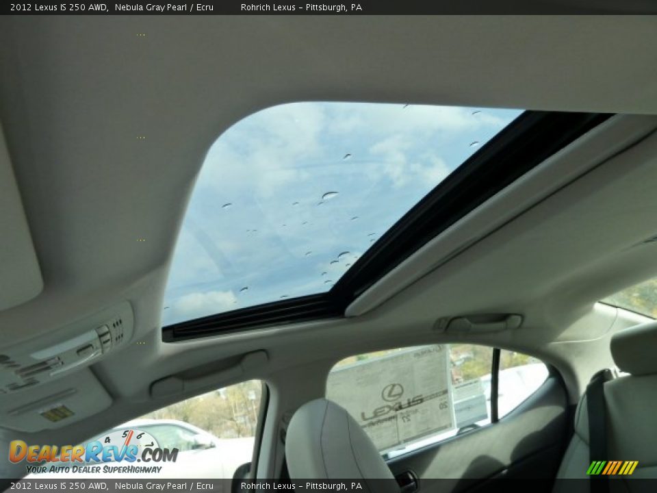 Sunroof of 2012 Lexus IS 250 AWD Photo #15