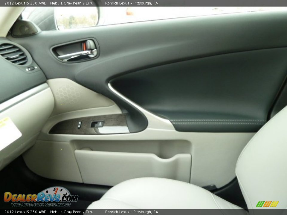 2012 Lexus IS 250 AWD Nebula Gray Pearl / Ecru Photo #17