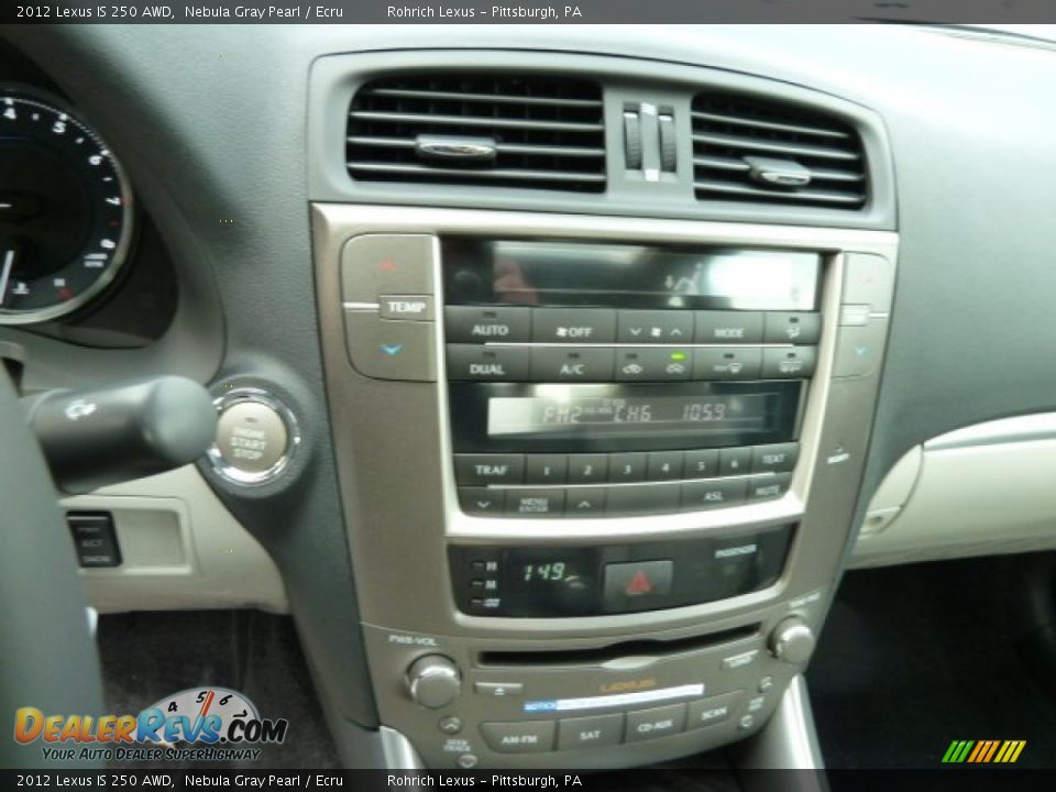 2012 Lexus IS 250 AWD Nebula Gray Pearl / Ecru Photo #18