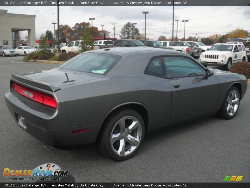 2012 Dodge Challenger R/T Tungsten Metallic / Dark Slate Gray Photo #4