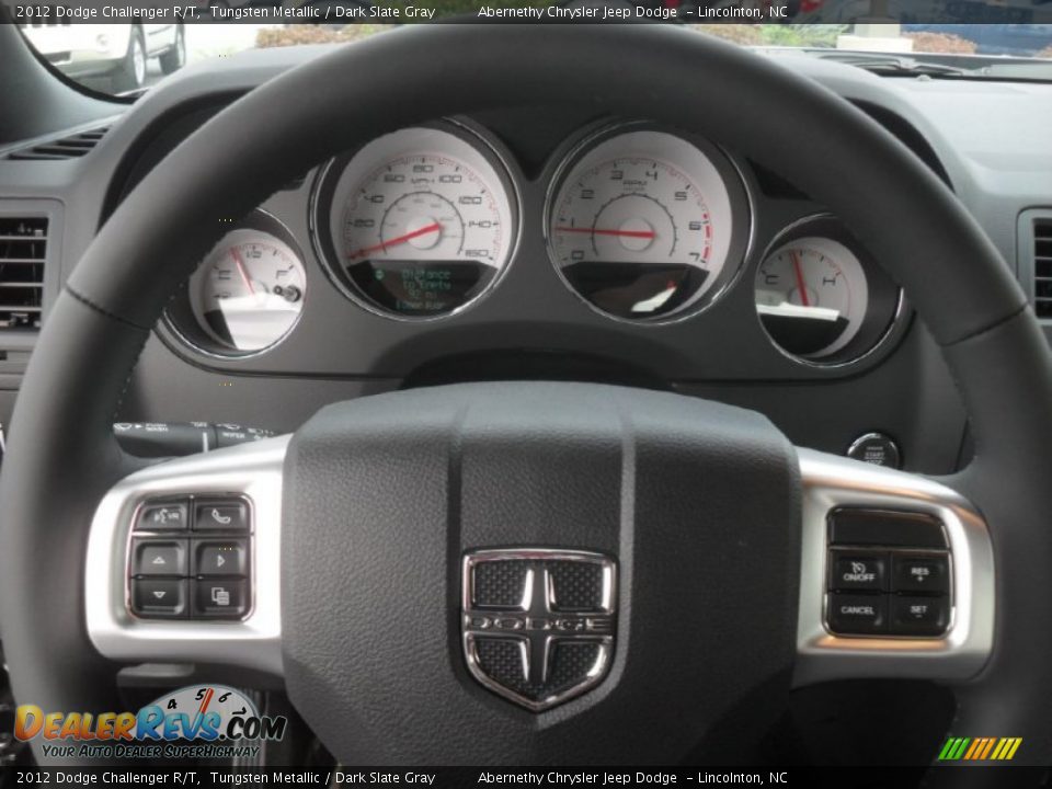 2012 Dodge Challenger R/T Tungsten Metallic / Dark Slate Gray Photo #15