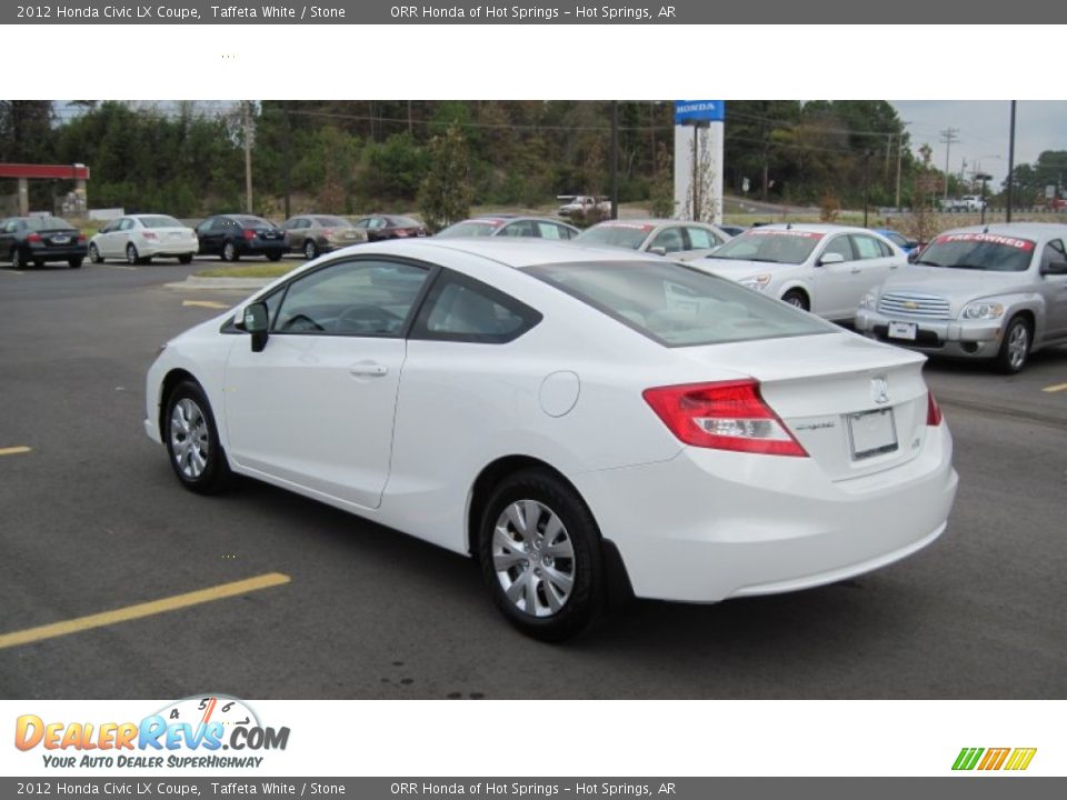 2012 Honda civic coupe lx white #3