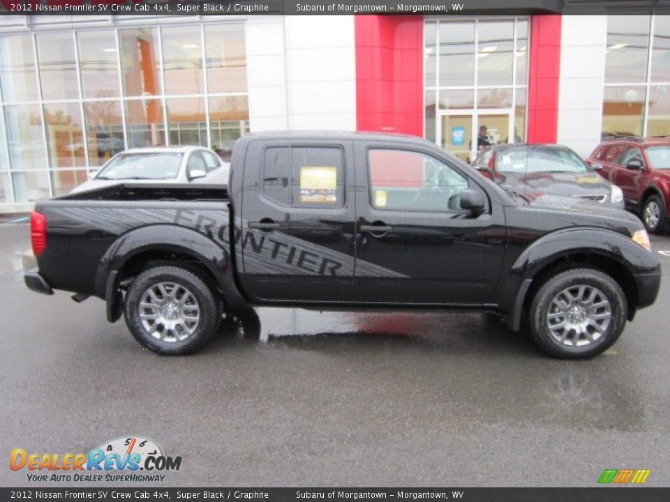 Super Black 2012 Nissan Frontier SV Crew Cab 4x4 Photo #8