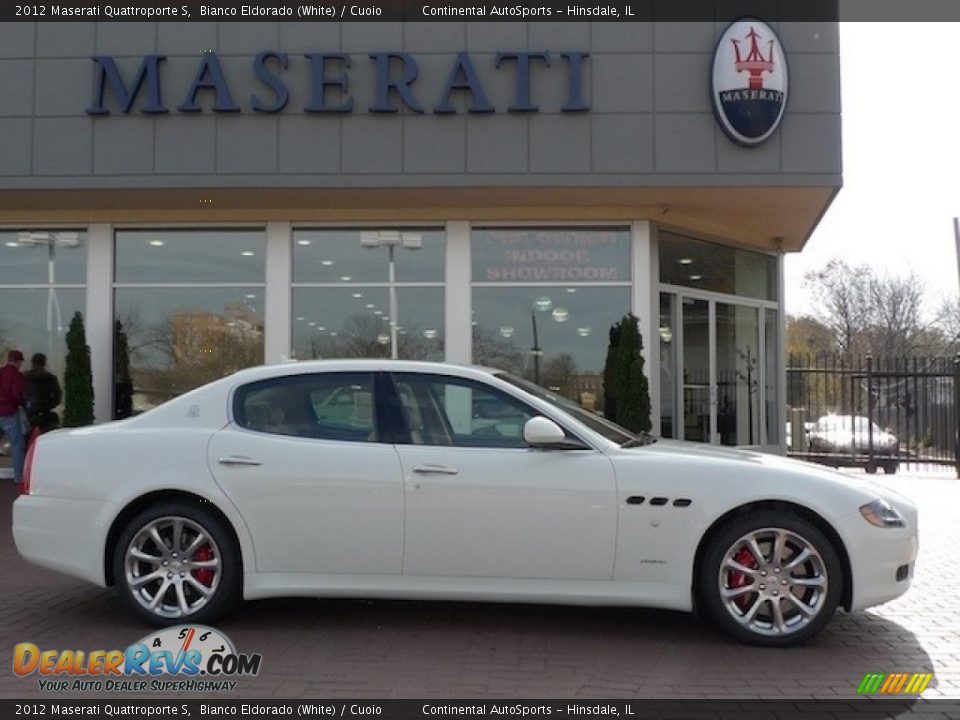 2012 Maserati Quattroporte S Bianco Eldorado (White) / Cuoio Photo #1