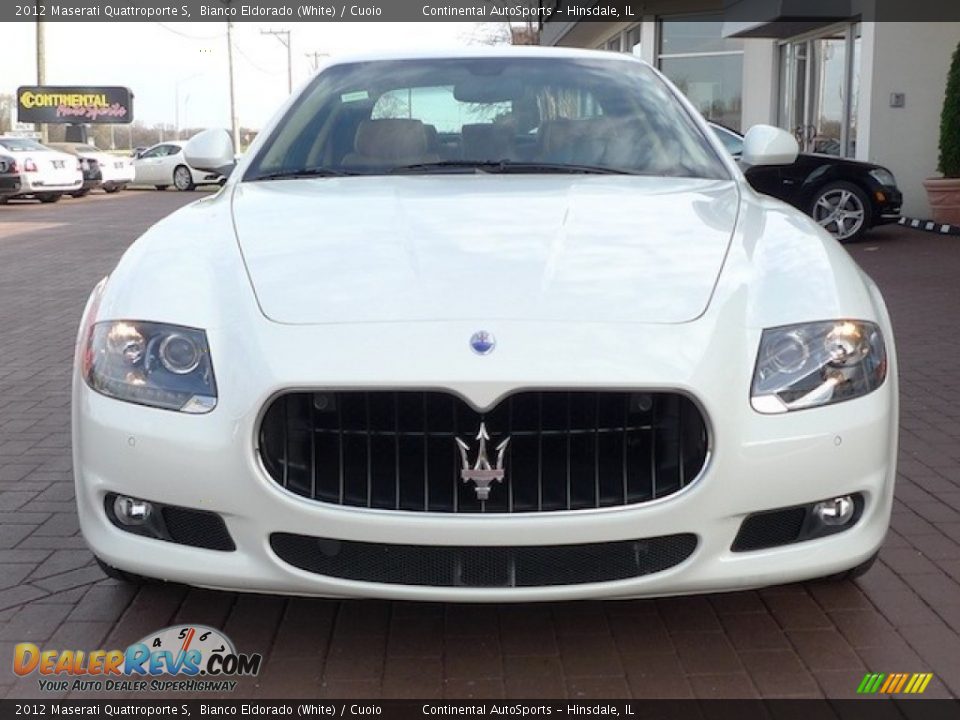 2012 Maserati Quattroporte S Bianco Eldorado (White) / Cuoio Photo #3