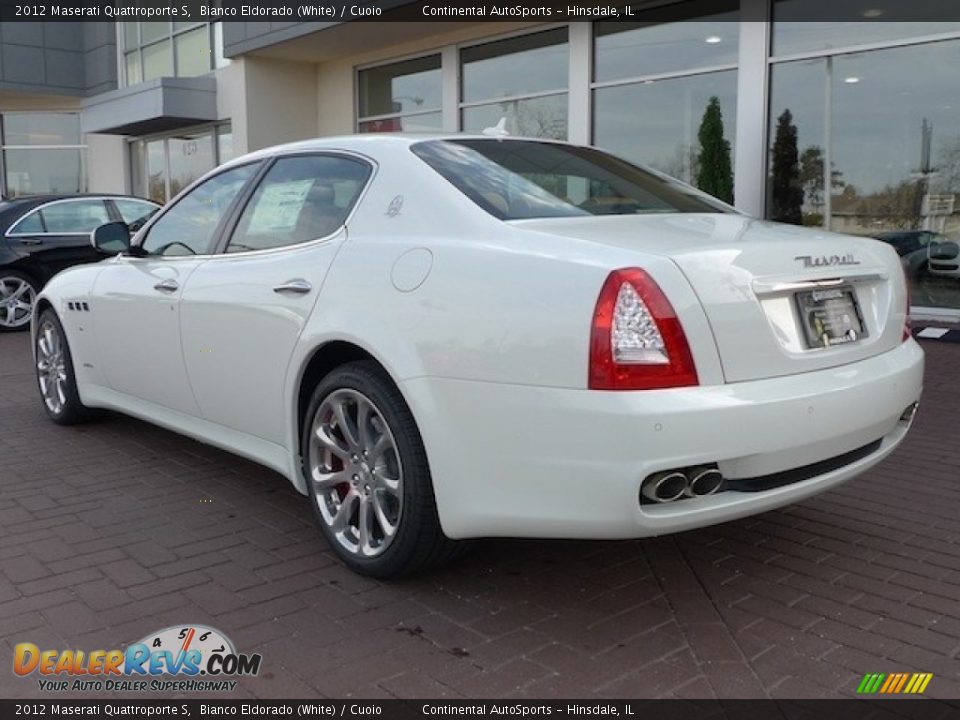 2012 Maserati Quattroporte S Bianco Eldorado (White) / Cuoio Photo #7