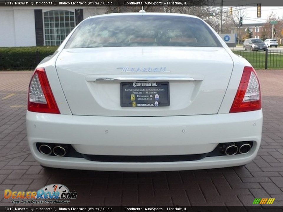 2012 Maserati Quattroporte S Bianco Eldorado (White) / Cuoio Photo #8