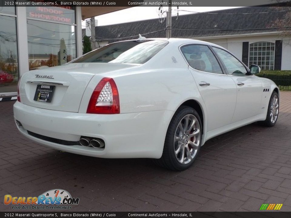 2012 Maserati Quattroporte S Bianco Eldorado (White) / Cuoio Photo #10