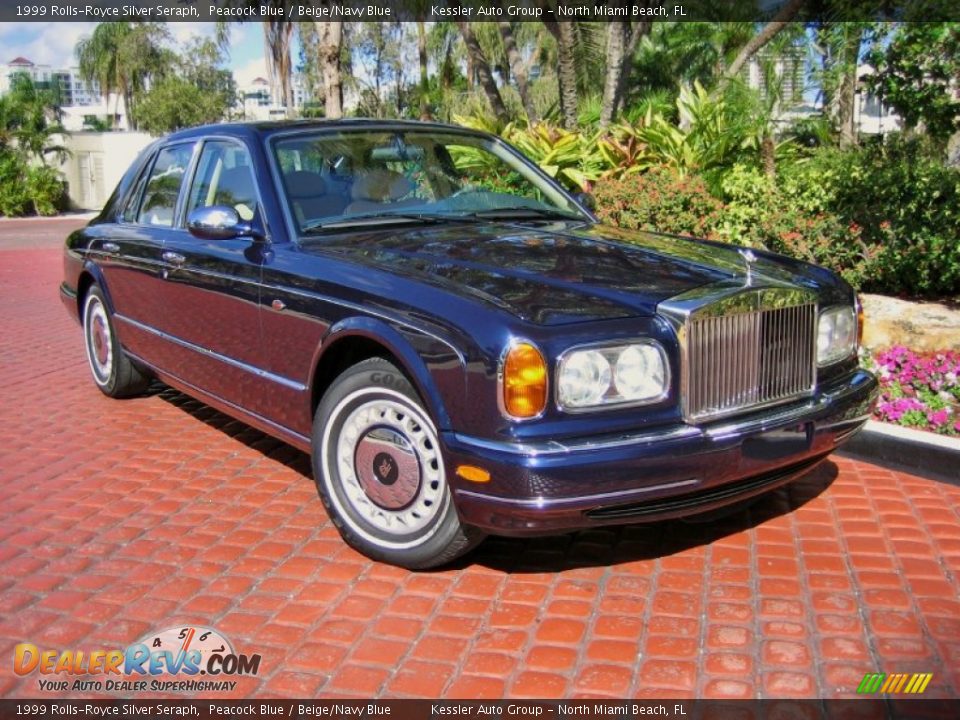 1999 Rolls-Royce Silver Seraph Peacock Blue / Beige/Navy Blue Photo #1