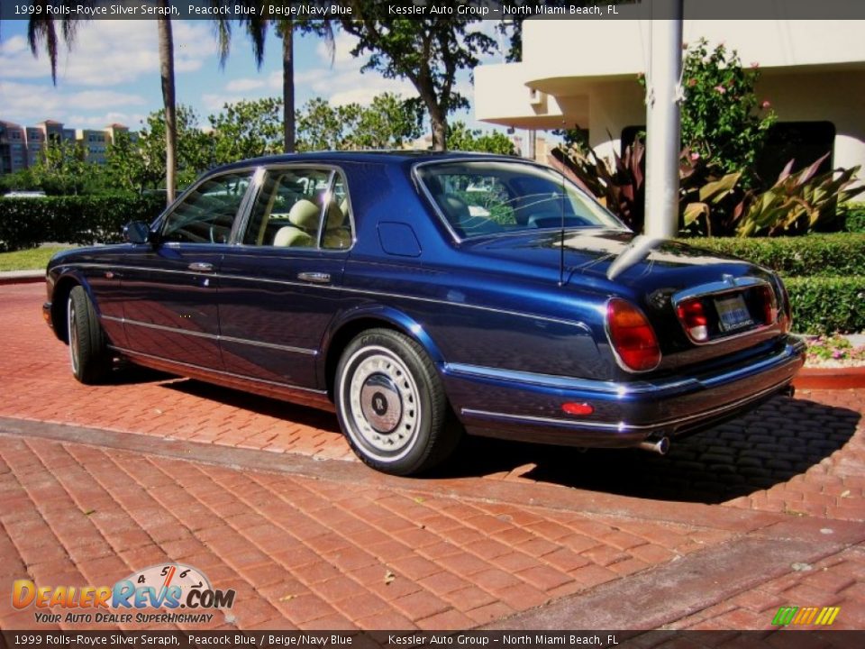 1999 Rolls-Royce Silver Seraph Peacock Blue / Beige/Navy Blue Photo #2