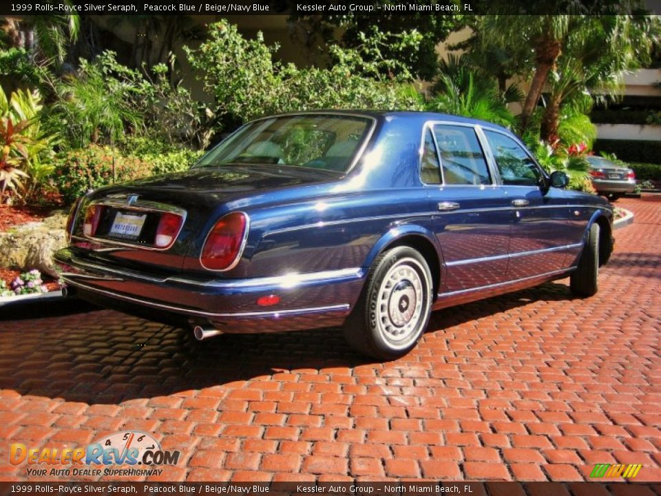 1999 Rolls-Royce Silver Seraph Peacock Blue / Beige/Navy Blue Photo #4