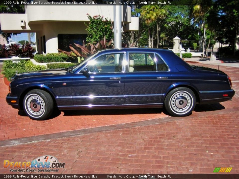 1999 Rolls-Royce Silver Seraph Peacock Blue / Beige/Navy Blue Photo #6