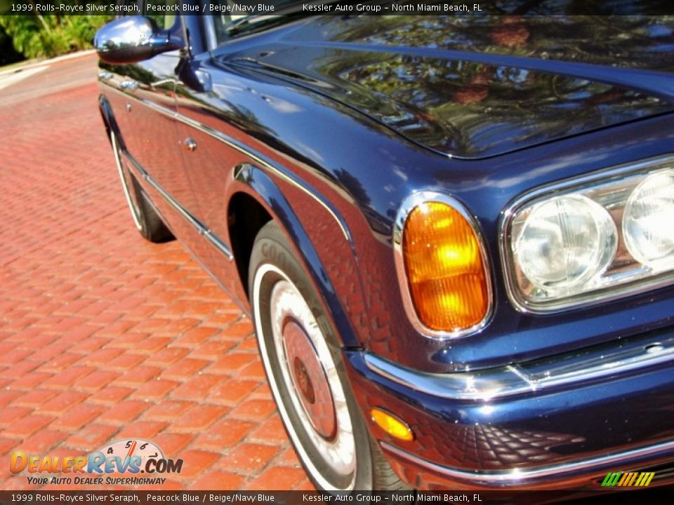 1999 Rolls-Royce Silver Seraph Peacock Blue / Beige/Navy Blue Photo #9