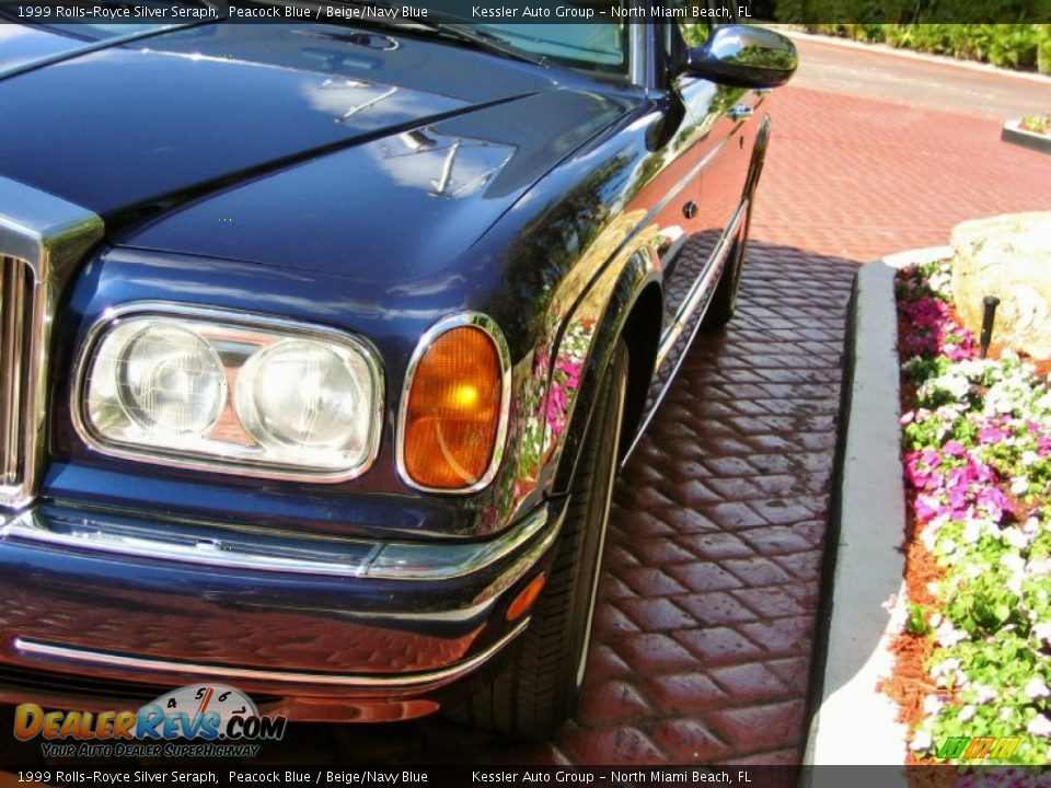 1999 Rolls-Royce Silver Seraph Peacock Blue / Beige/Navy Blue Photo #10