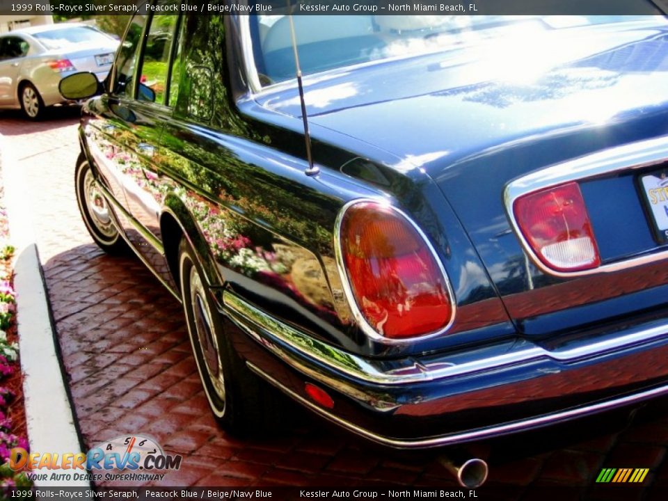 1999 Rolls-Royce Silver Seraph Peacock Blue / Beige/Navy Blue Photo #11