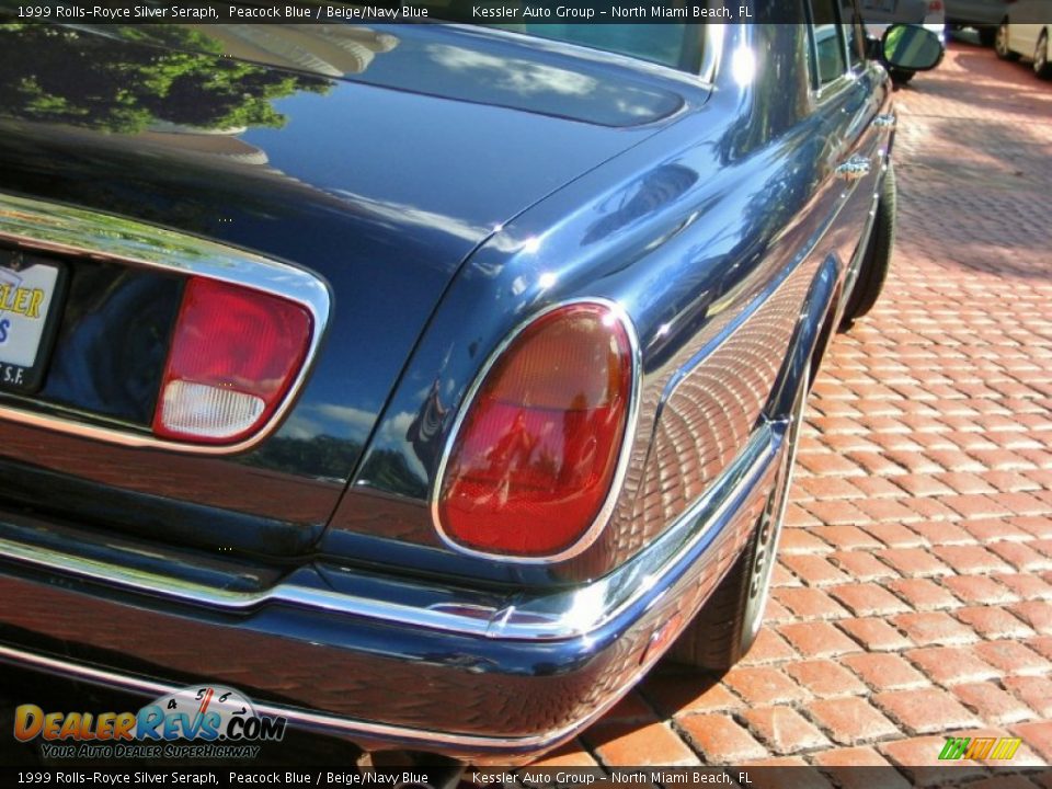 1999 Rolls-Royce Silver Seraph Peacock Blue / Beige/Navy Blue Photo #12